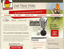 Tablet Screenshot of jpfolks.com